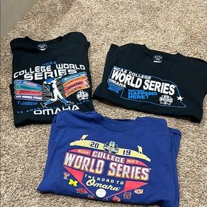 NCAA College World Series T-Shirt - Black and Blue